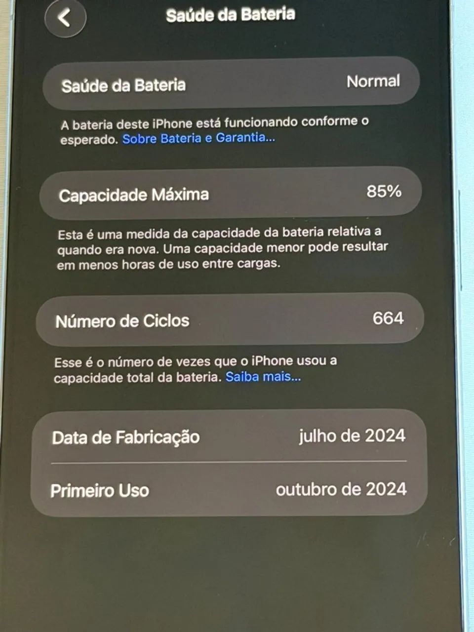iphone 15 pro max cinza titânio - Foto 4