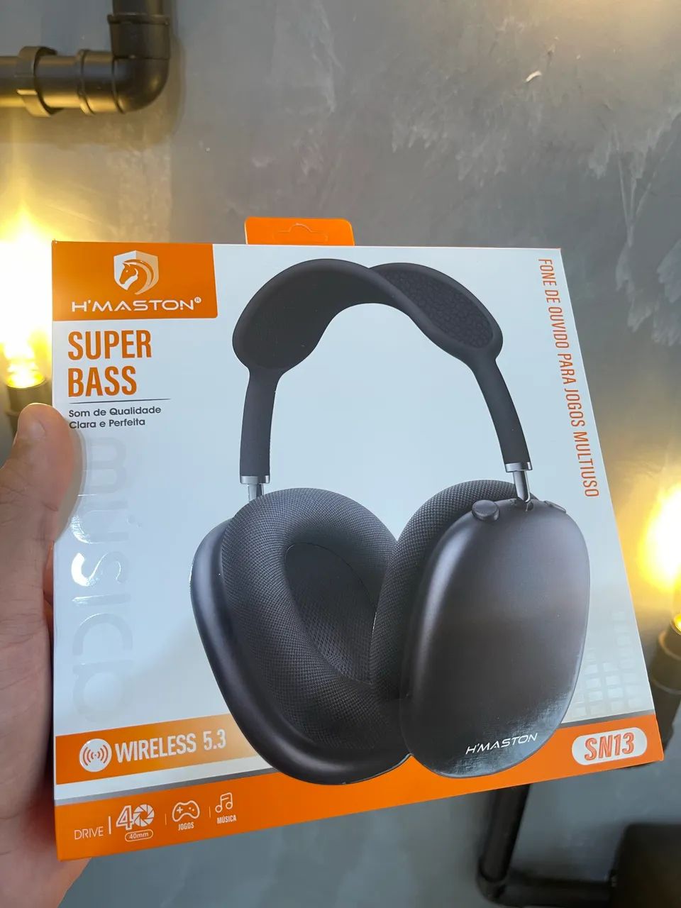 Headset Bluetooth H'maston 