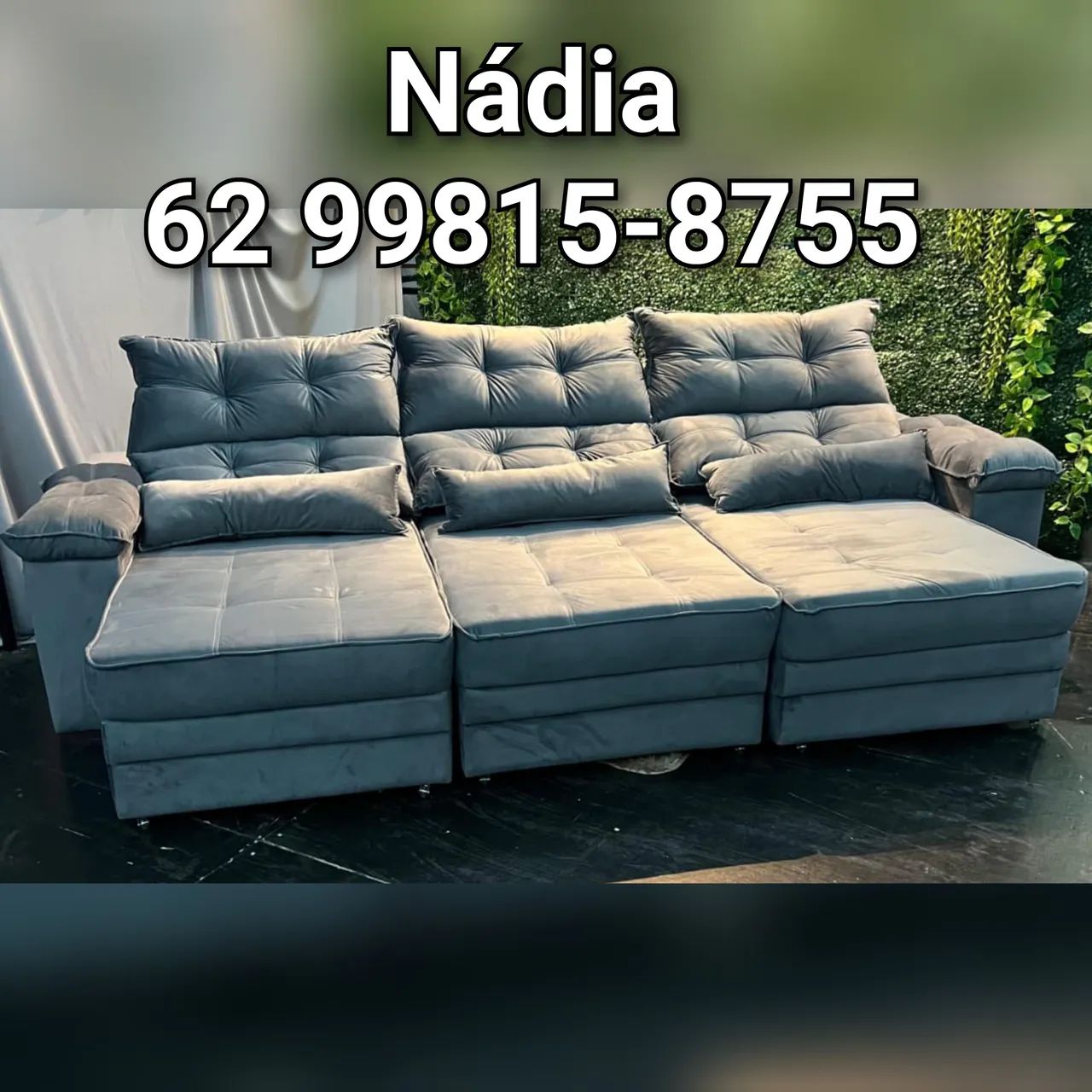 SOFÁ RETRÁTIL MOLAS 
