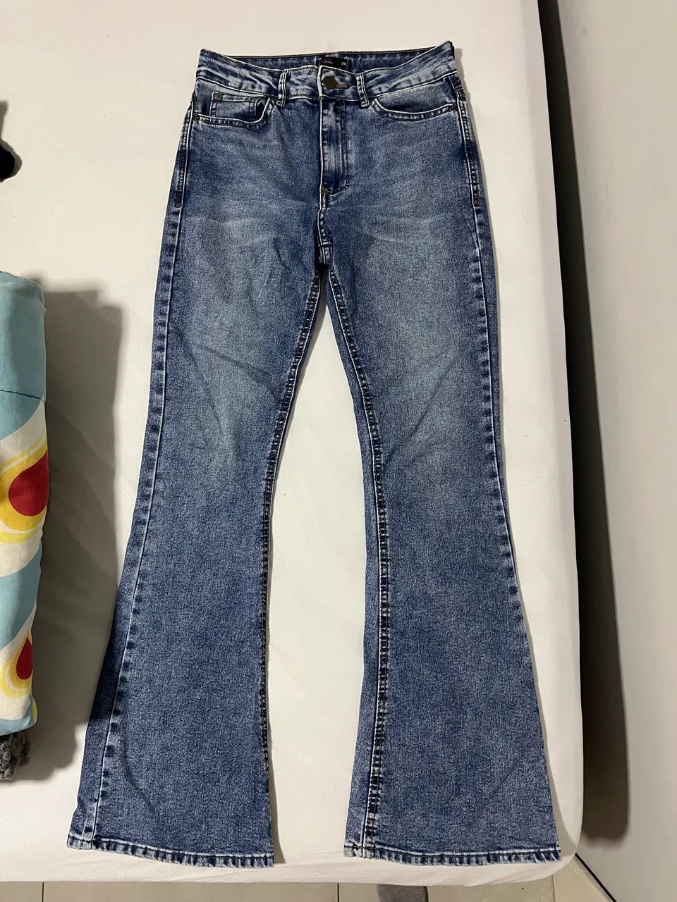 Calça Jeans Flare Usada - Foto 2