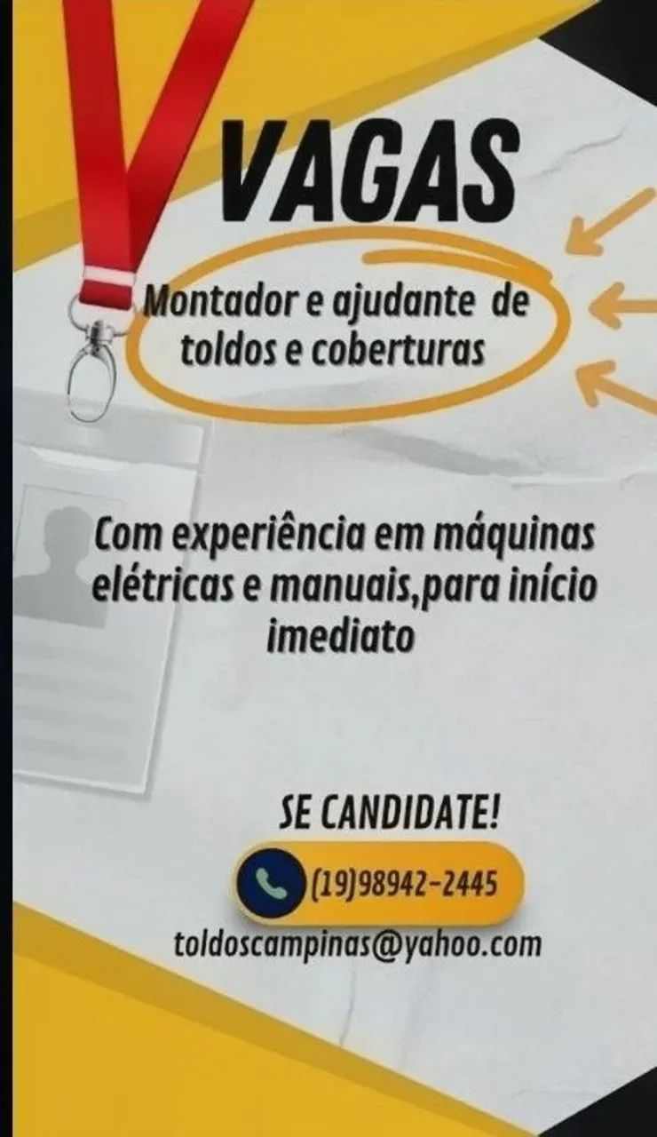 Início imediato 