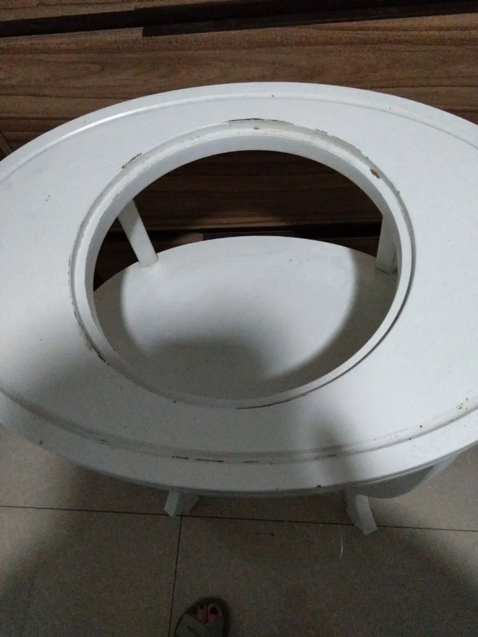 MESA DE CABECEIRA REDONDA CLASSICA - Foto 3