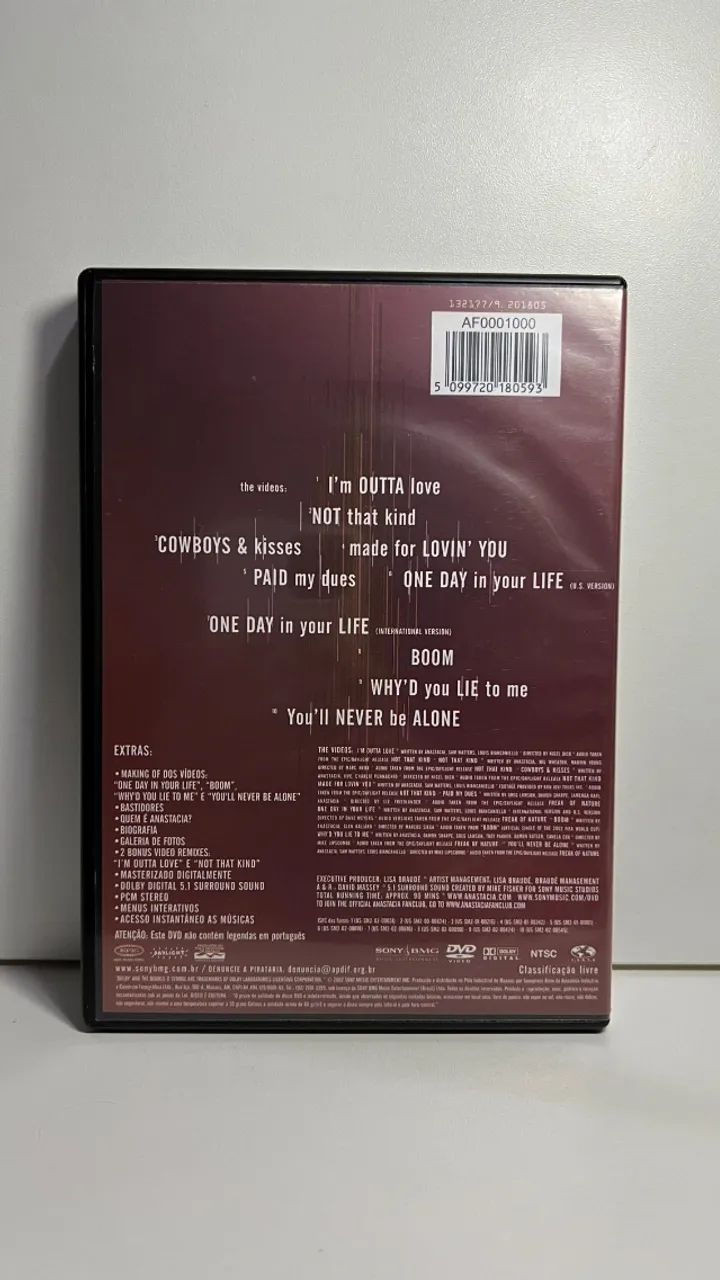 DVD - Anastacia: The Video Collection - Foto 3