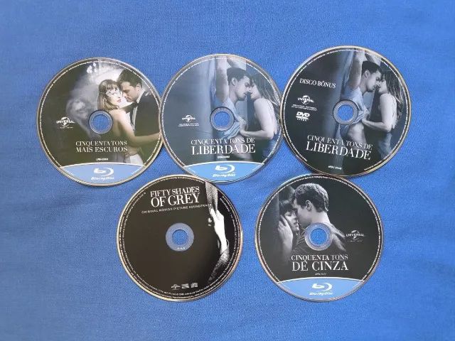 Blu-ray - Trilogia Cinquenta Tons de Cinza e Trilha Sonora - Foto 4