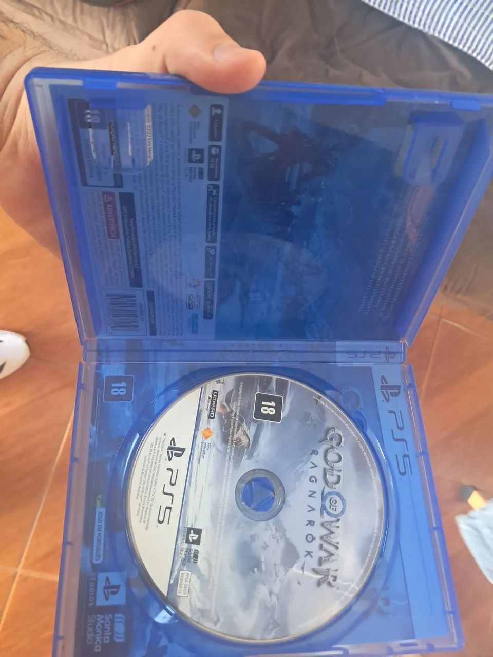 GOW Ragnarok PS5 capa inversa - Foto 3
