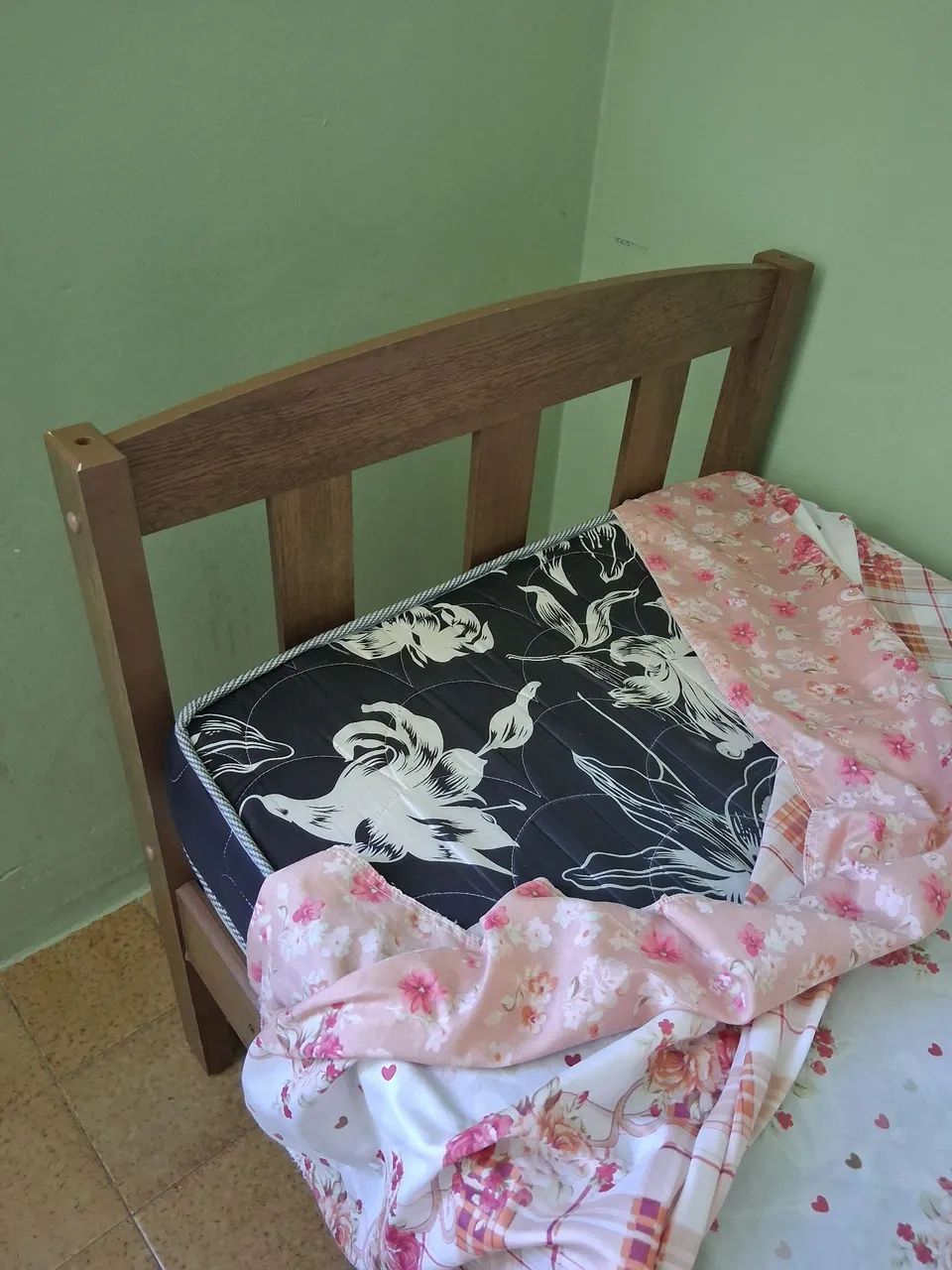 Cama solteiro com colchão  - Foto 4