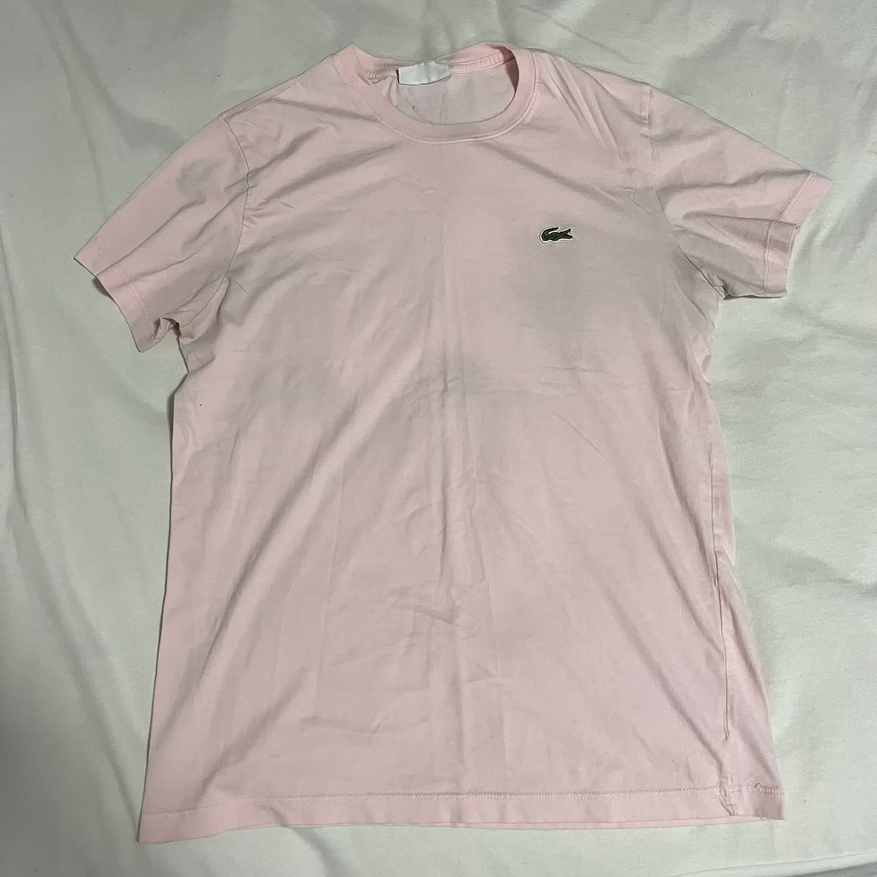 camiseta lacoste rosa, tamanho M - Foto 2