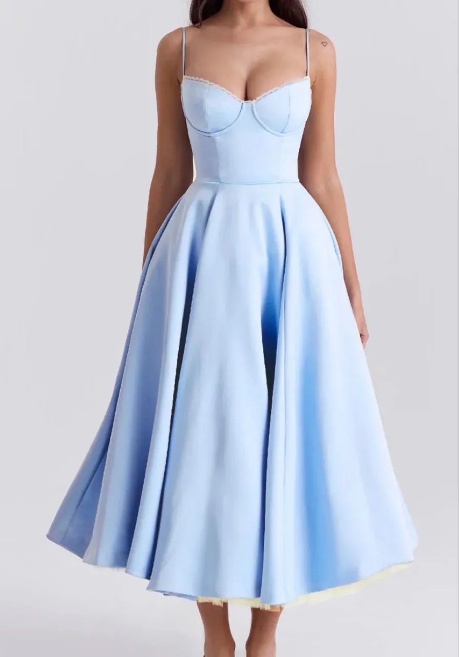 Vestido Mid Cloe - Dupla camada 