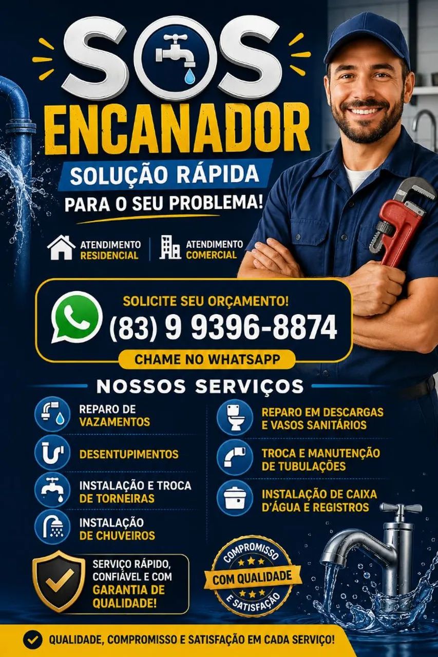 Encanador Joao pessoa