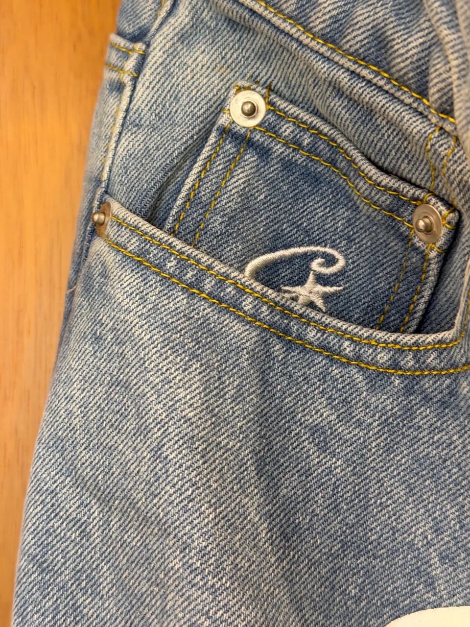  calça corteiz jeans tamanho g - Foto 3