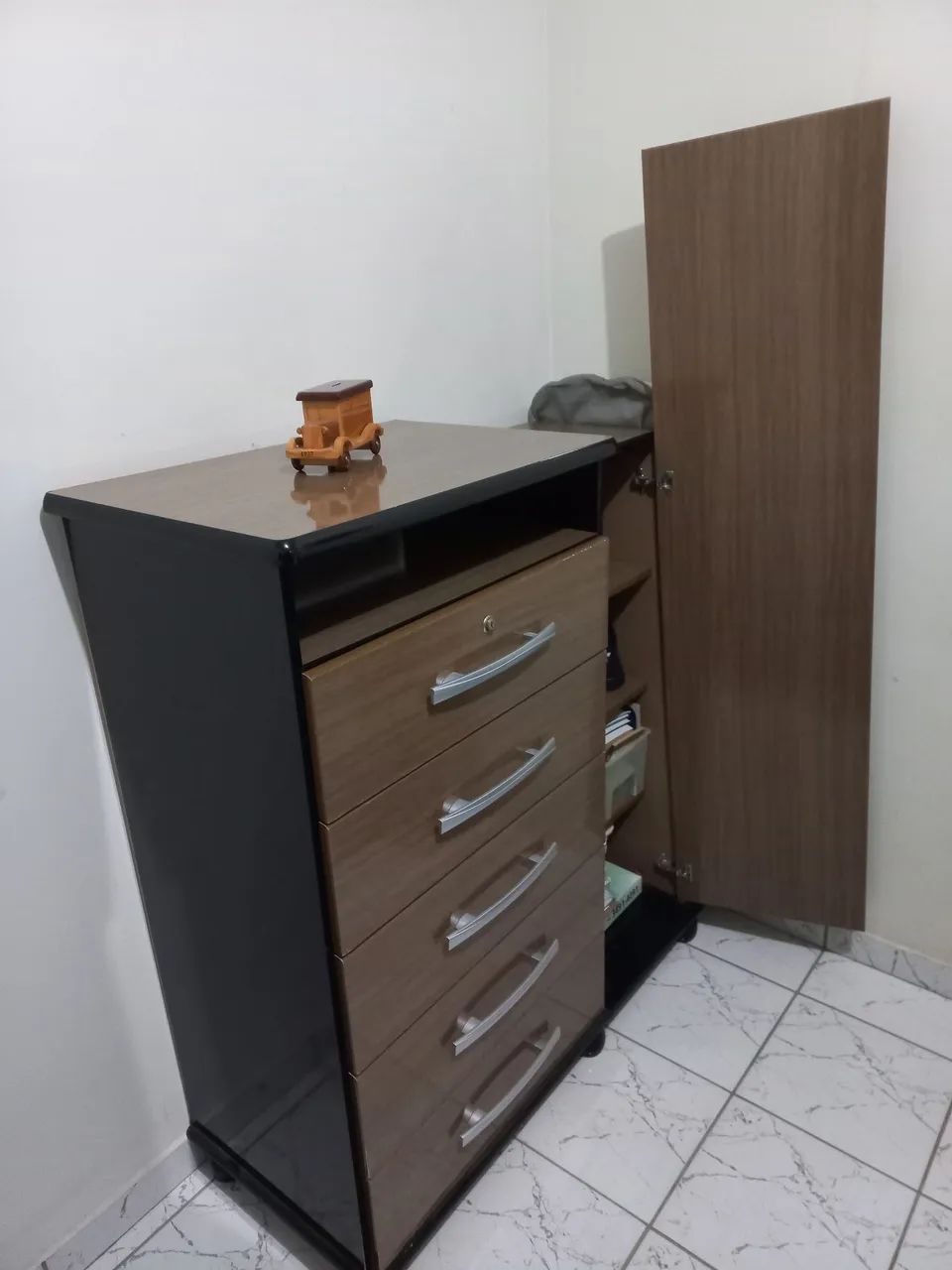 Cômoda com sapateira e espelho - Foto 2