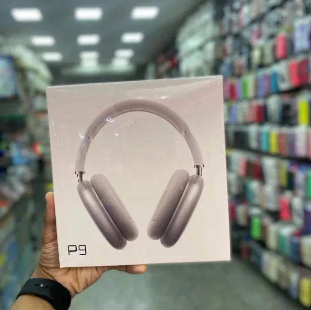 Fone de Ouvido Bluetooth P9 Prata