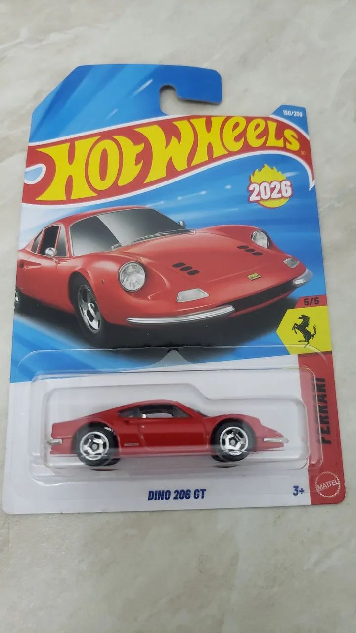 Carrinho Hot Wheels Ferrari Dino