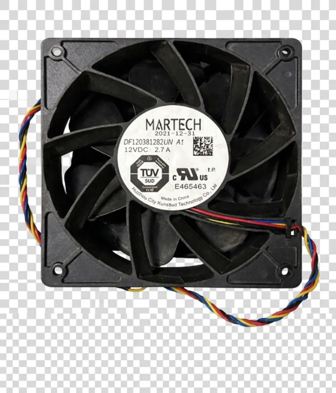 Ventoinha (fan) S19 Antminer Bitmain NOVA - conector Flat 