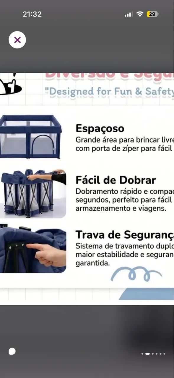 Cercadinho bebê  - Foto 2