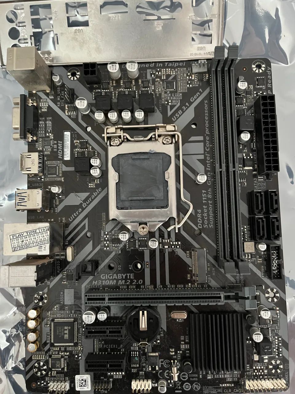 H310 gigabyte m2 (leia a descrição) - Foto 2