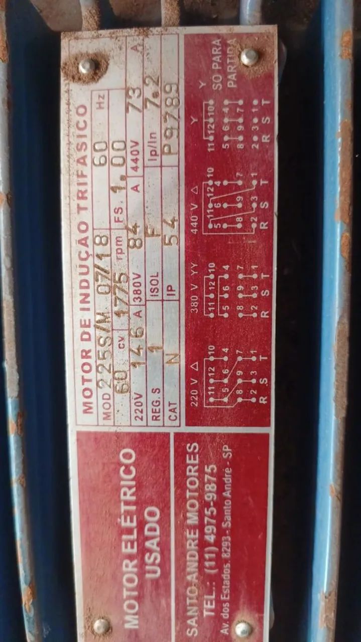 Motor trifasico 60cv  - Foto 3