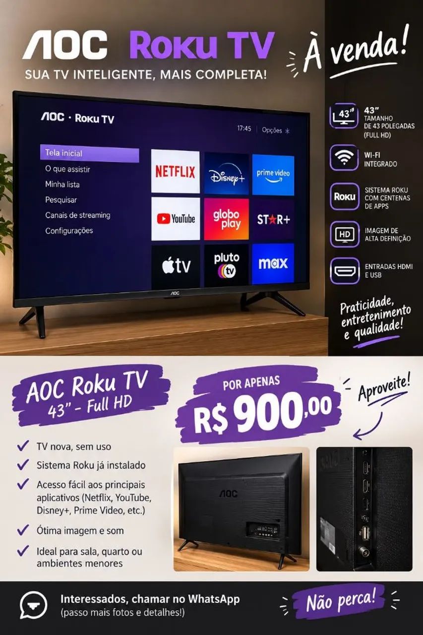 Vendo tv 43 smart - Foto 3