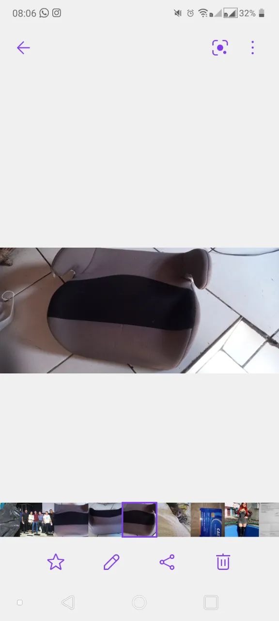 Acento de carro infantil