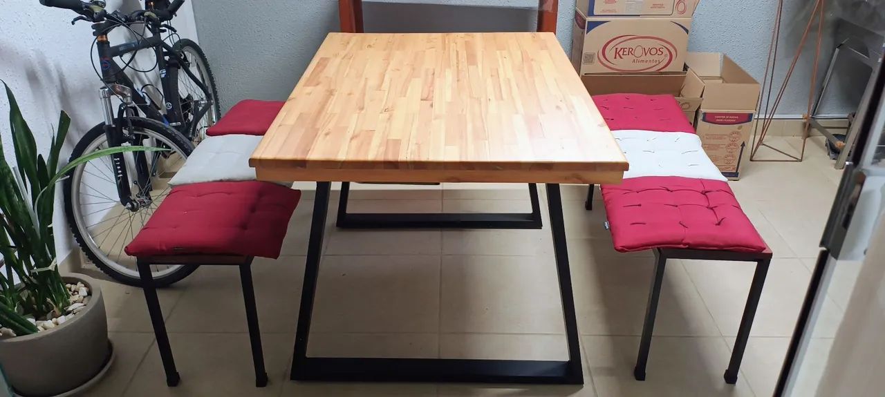 Mesa area área gourmet  - Foto 4