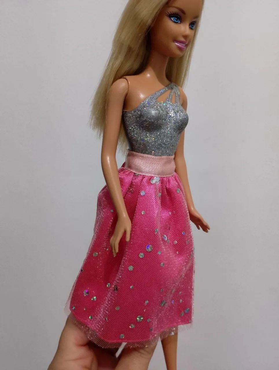 Boneca Barbie princesa glitter antiga - Foto 3