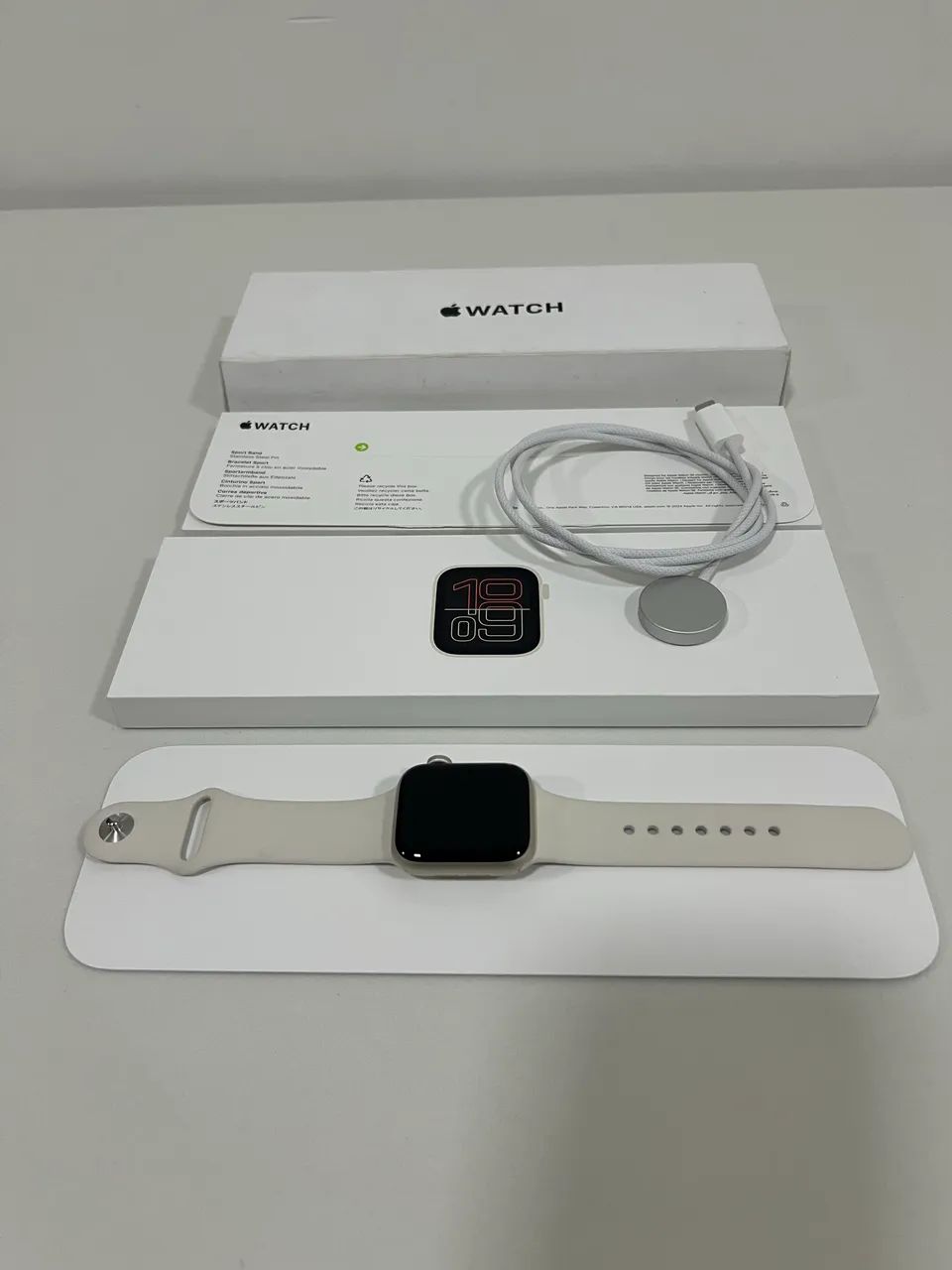 Apple Watch SE 3 40 mm branco  - Foto 3