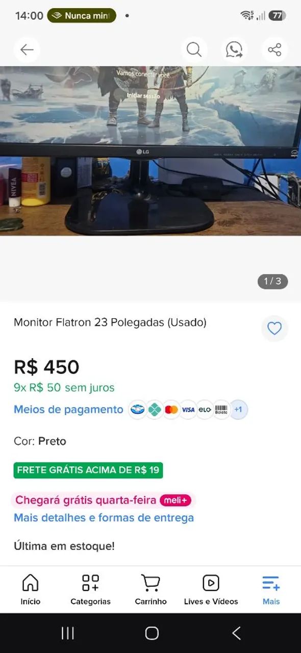 Monitor LG 23 polegadas  - Foto 2