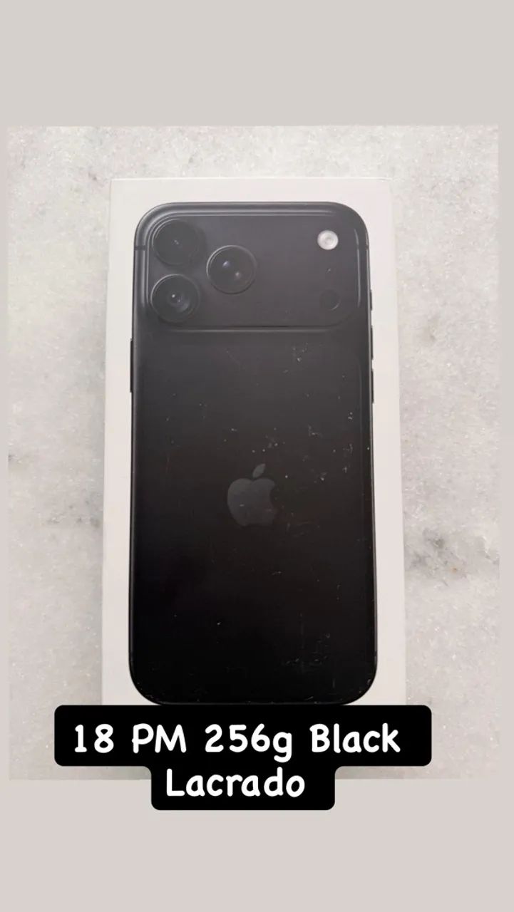 iPhone 18 Pro Max Black Lacrado