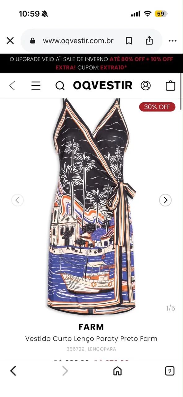 Vestido Farm nunca usado  - Foto 3