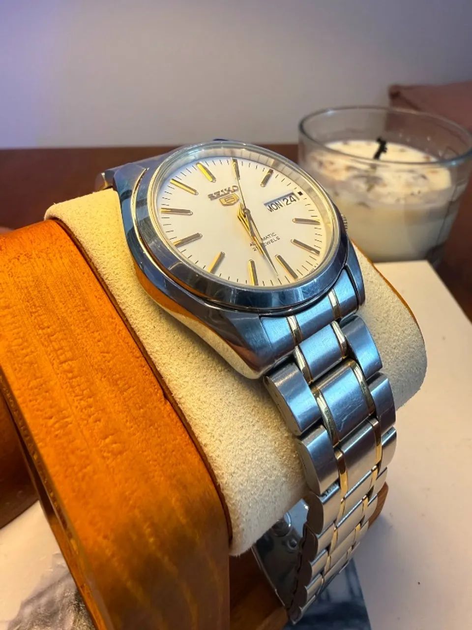 Relogio Seiko 5 snkl47k1 automatico - Foto 3