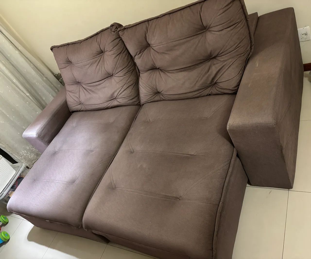 Sofa retrátil - 3 lugares- 2,35m  - Foto 4