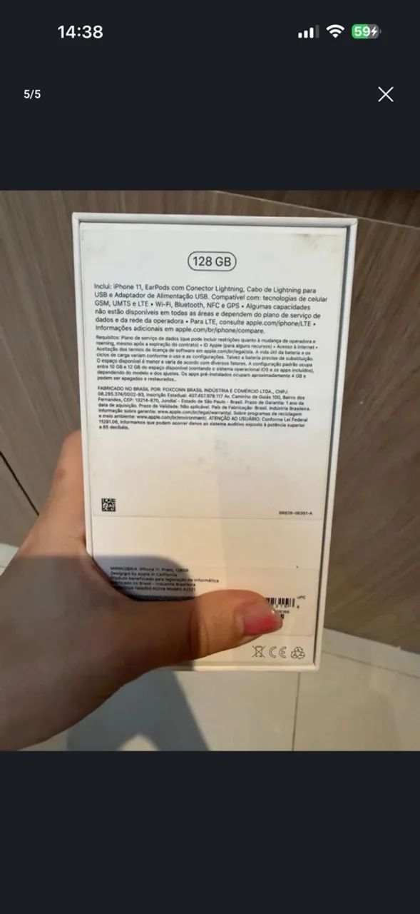 iPhone 11 128 GB nunca aberto, 100% original - Foto 5