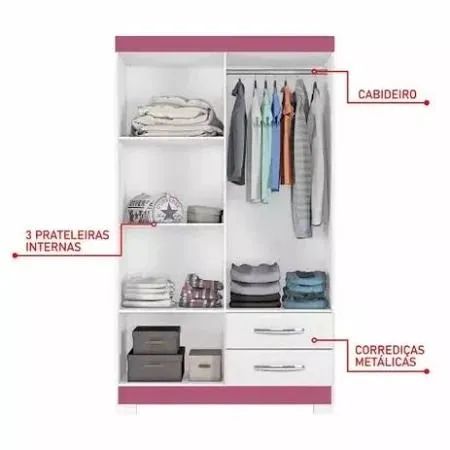 Guarda roupa rosa  - Foto 3