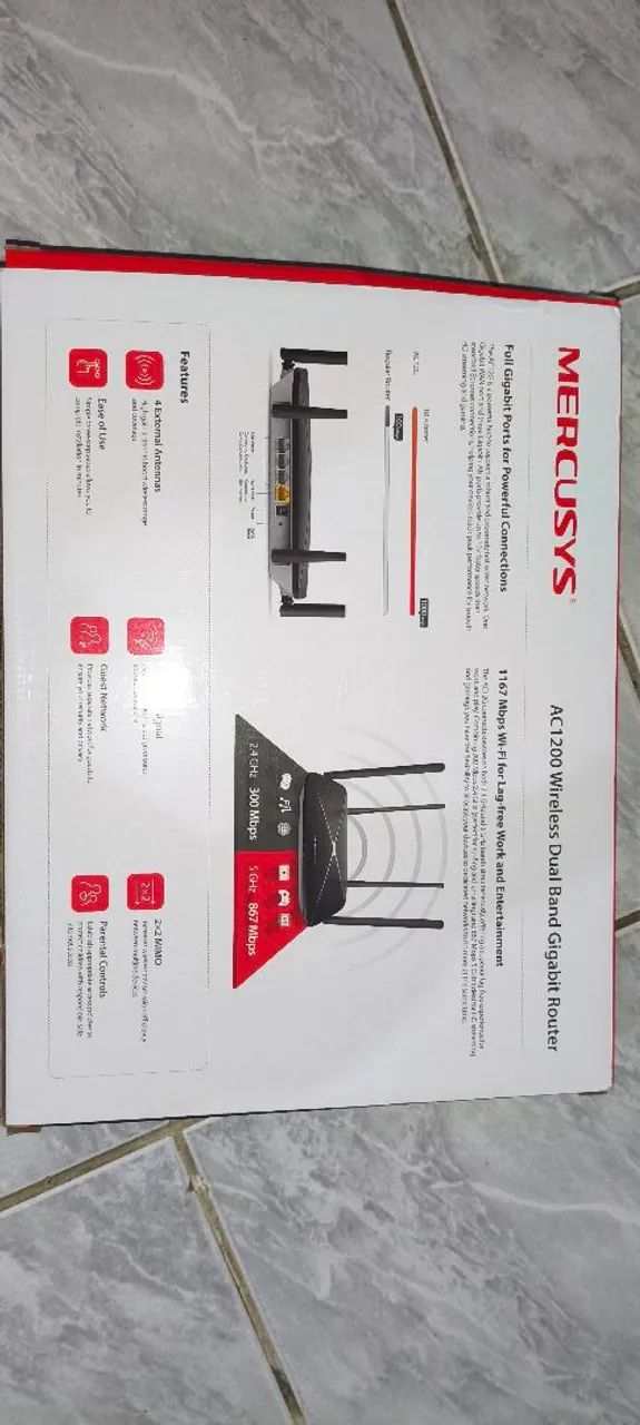 Modem MERCURSYS AC1200 Dual Band - Foto 2