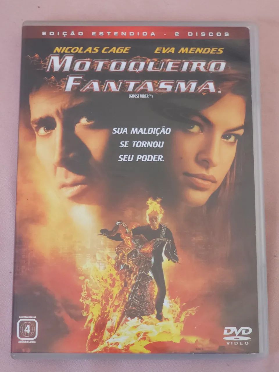DVD Duplo - Motoqueiro Fantasma - Edição Estendida - Nicolas Cage
