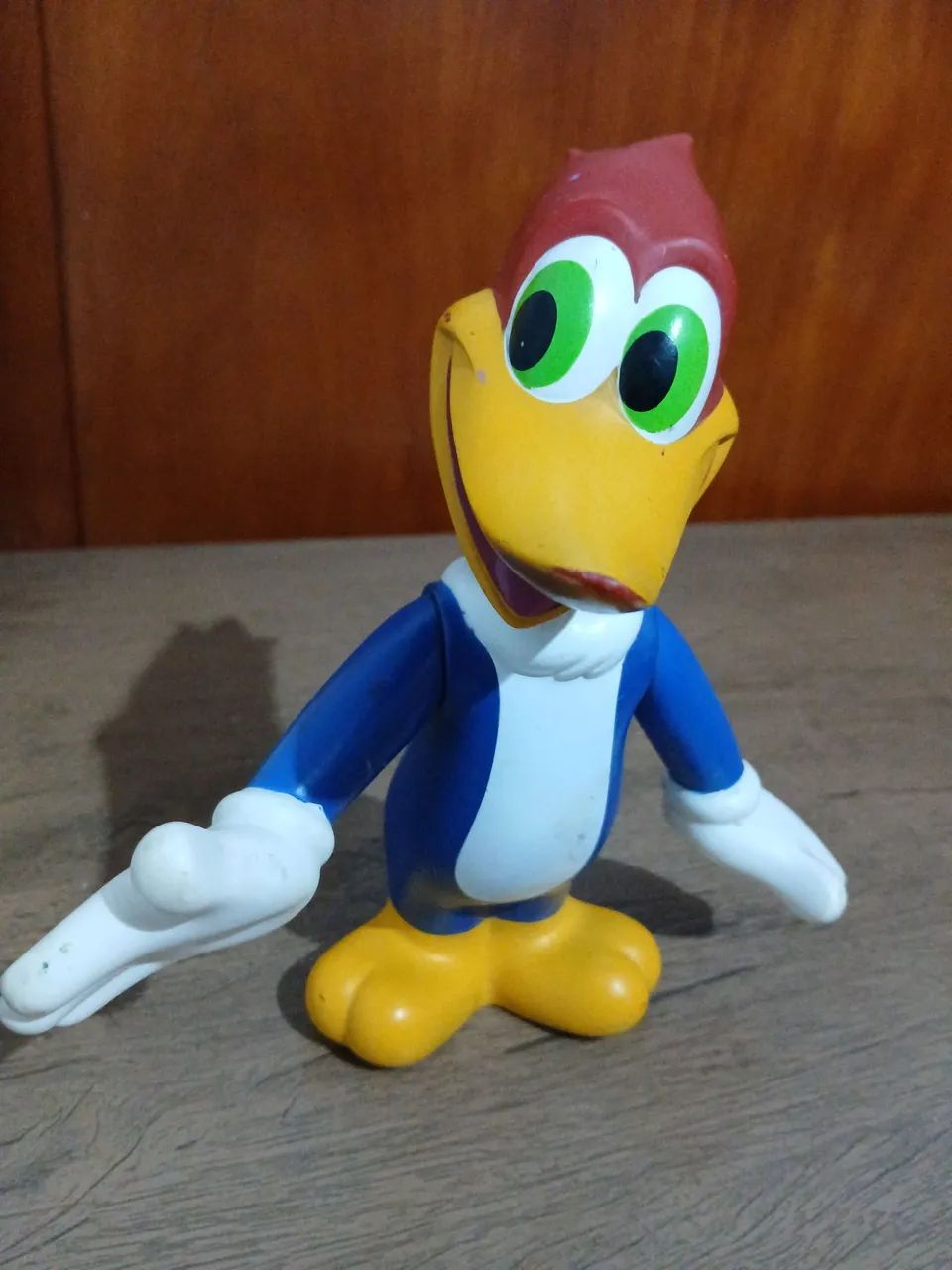 Boneco Pica Pau Antigo Vinil Articulado ! 