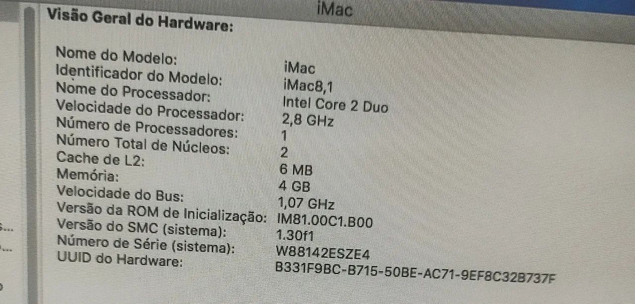 Apple iMac  8.1 24 polegadas HD 2600 muita memória  - Foto 5