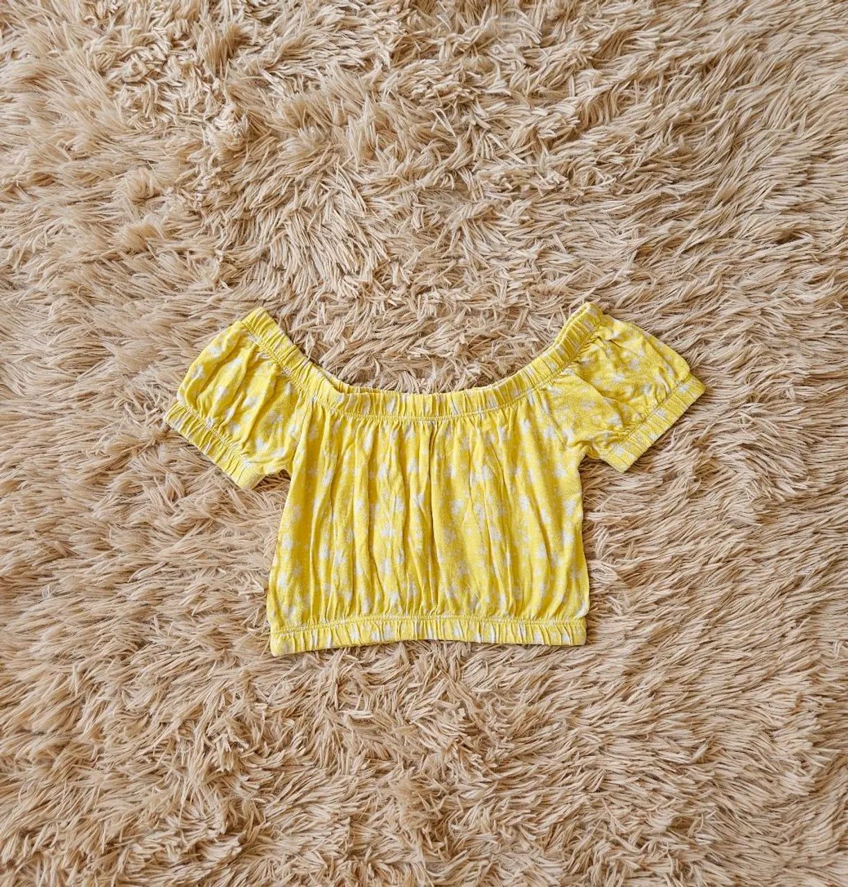 cropped amarelo, tam pp - Foto 2
