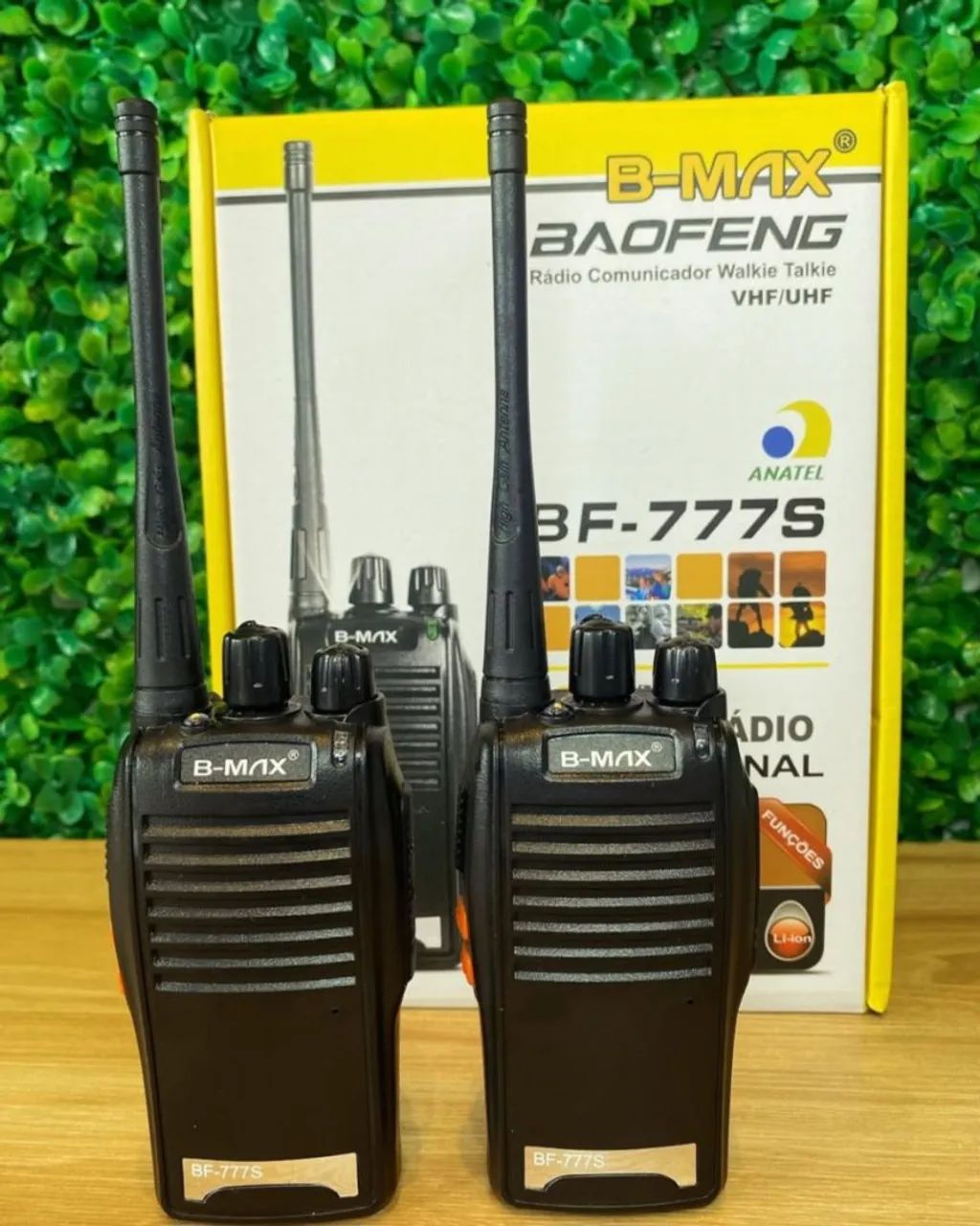 Par de rádio comunicador profissional completo 
