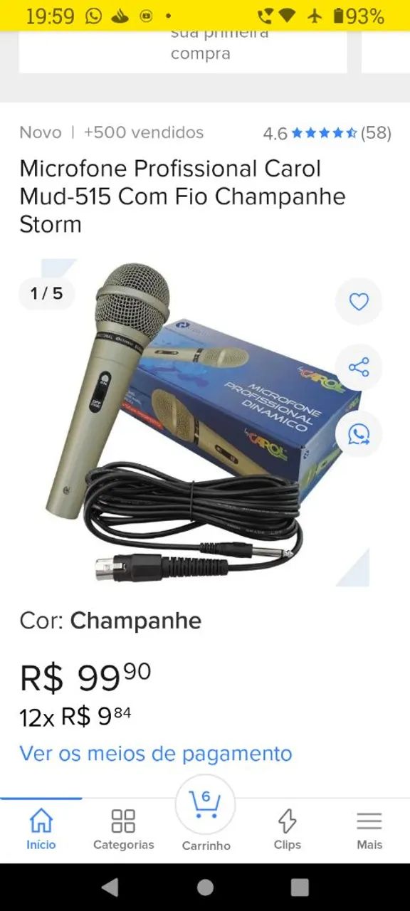 Microfone profissional  - Foto 4