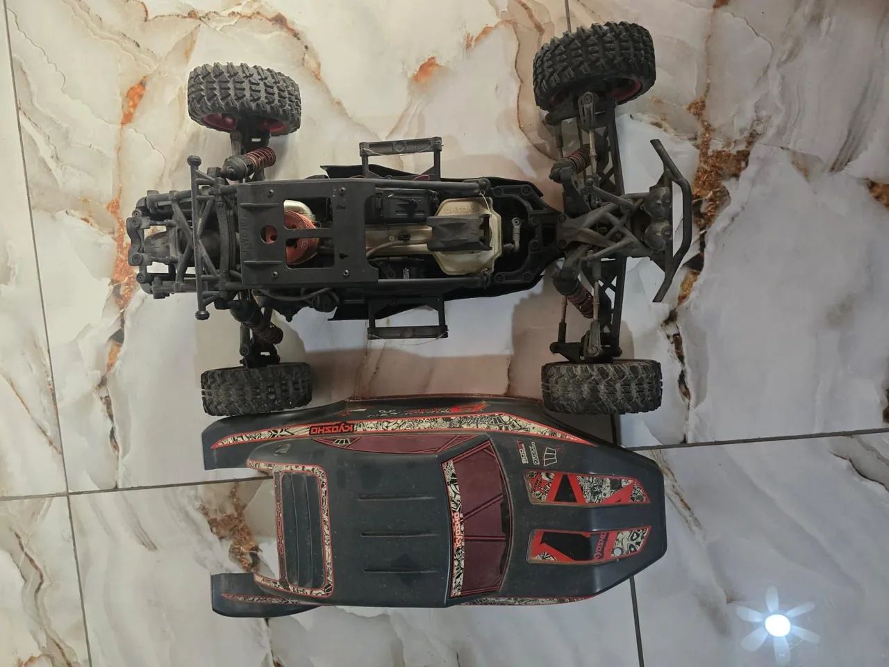Automodelo Scorpions 1/7 combustão.  - Foto 3