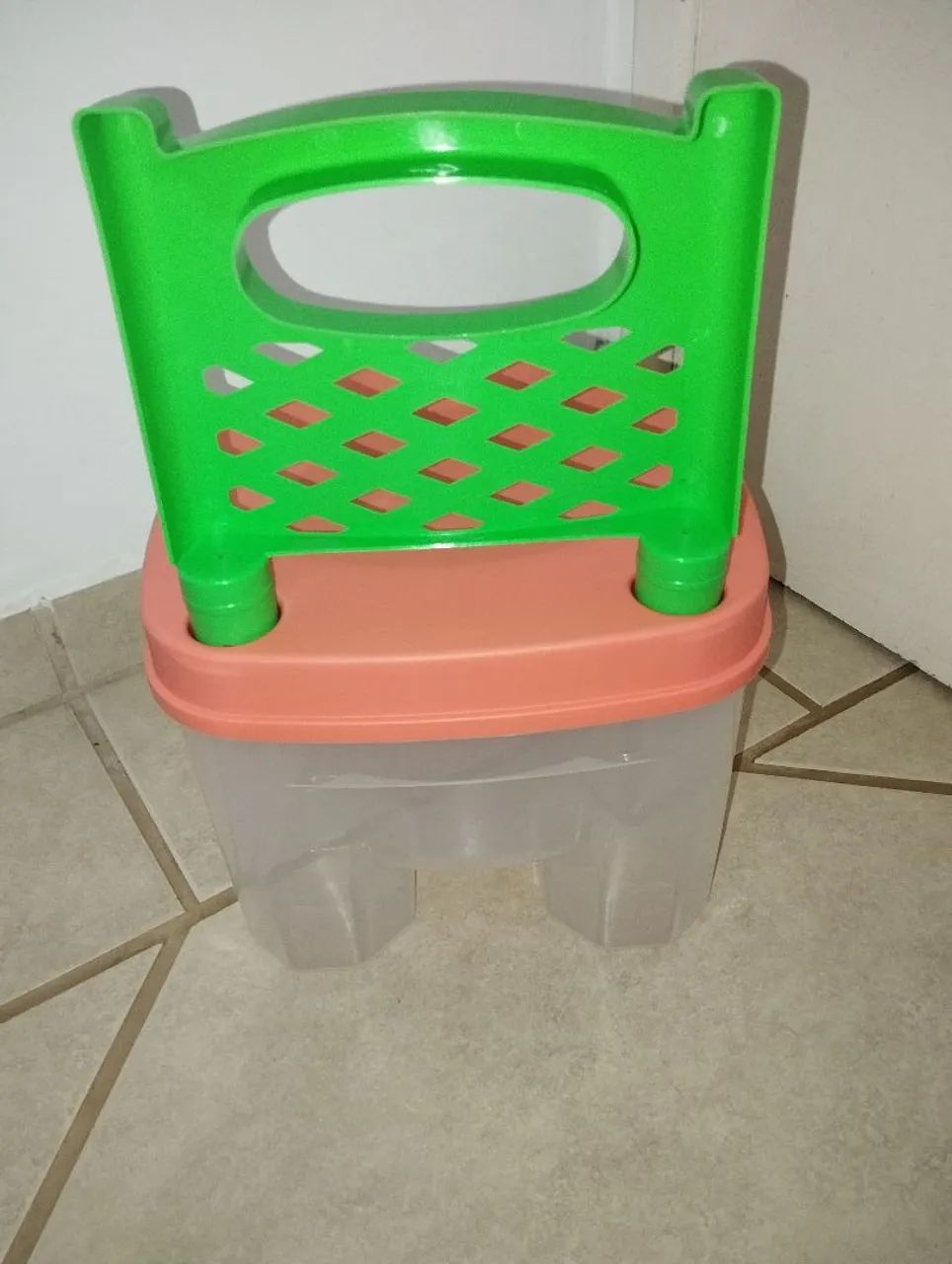 Cadeirinha infantil desmontável porta objetos  - Foto 2