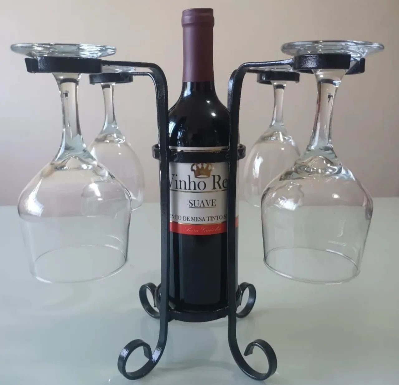 Suporte Adega de vinho 4 taças 