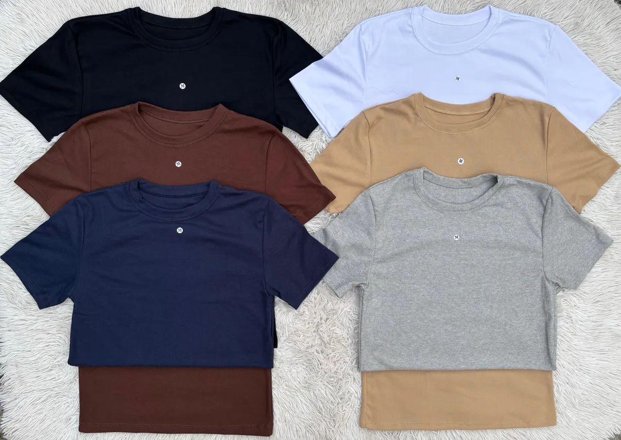 Camisas Canelada Básica - Conforto e Estilo 