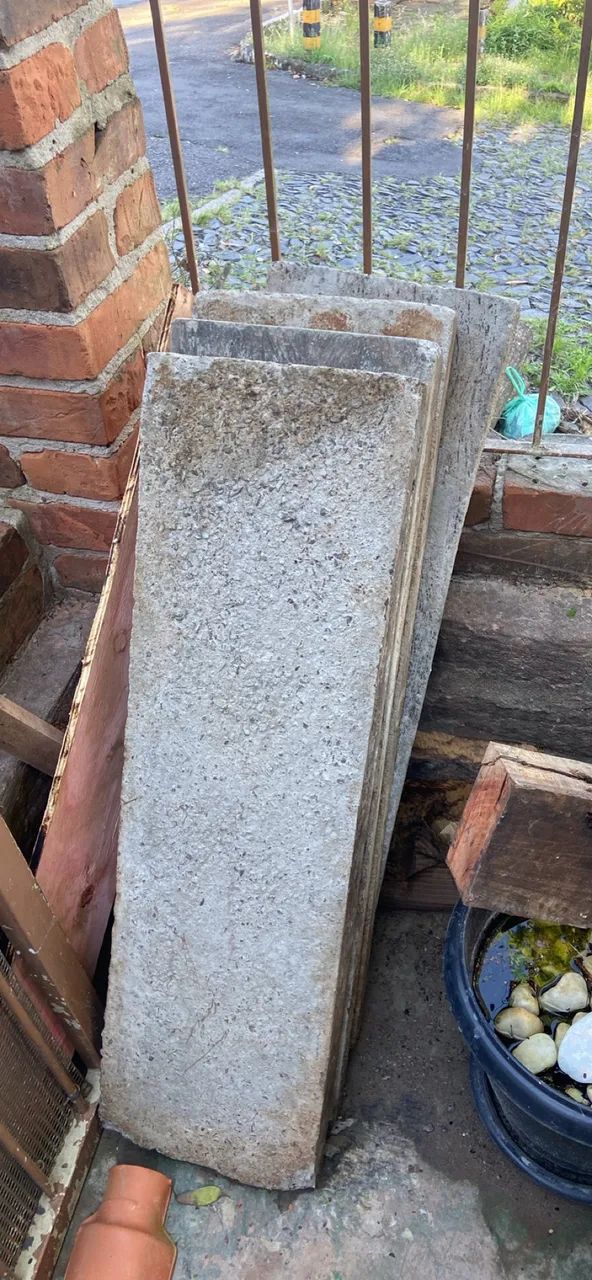 Pisante de concreto - 7 peças 