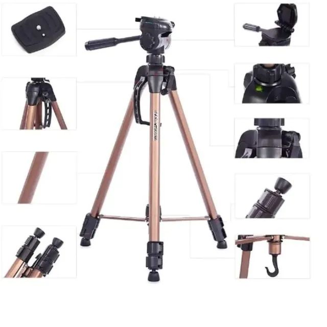 Tripé Weifeng WT-3770 - Foto 2