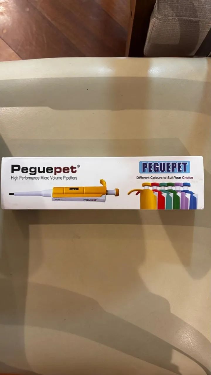 Micropipeta Automática 20-200 µl Peguepet - Laboratório / Pesquisa
