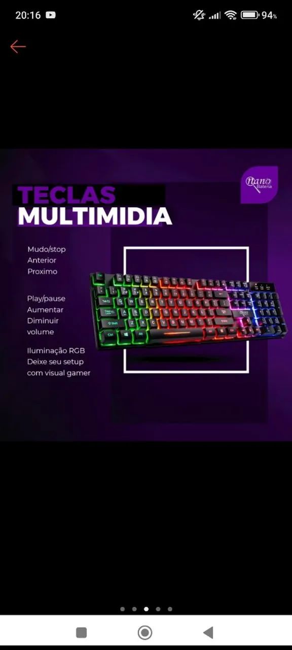 VENDO TECLADO GAMER  - Foto 4
