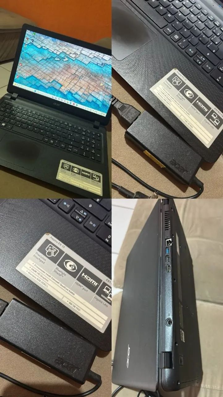 Vendo notebook Acer Aspire ES 15 pol. - Foto 5