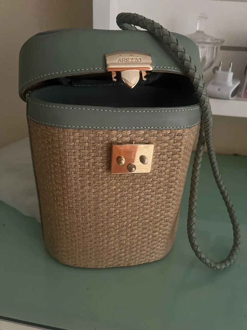 Bolsa Arezzo verde 